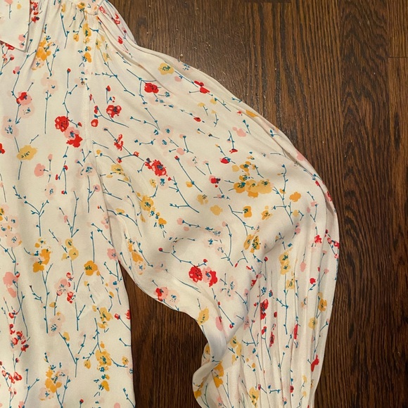 Equipment balloon sleeve blouse - Picture 4 of 4